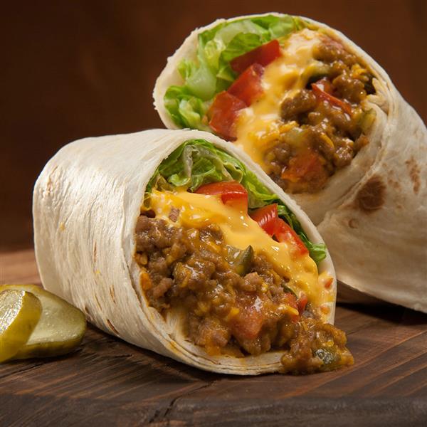 Hamburger Burrito