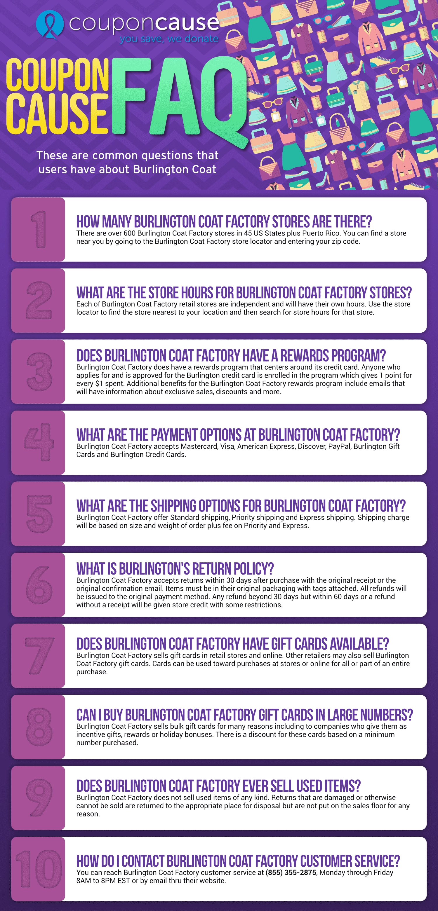 Burlington Coat Factory Infographic