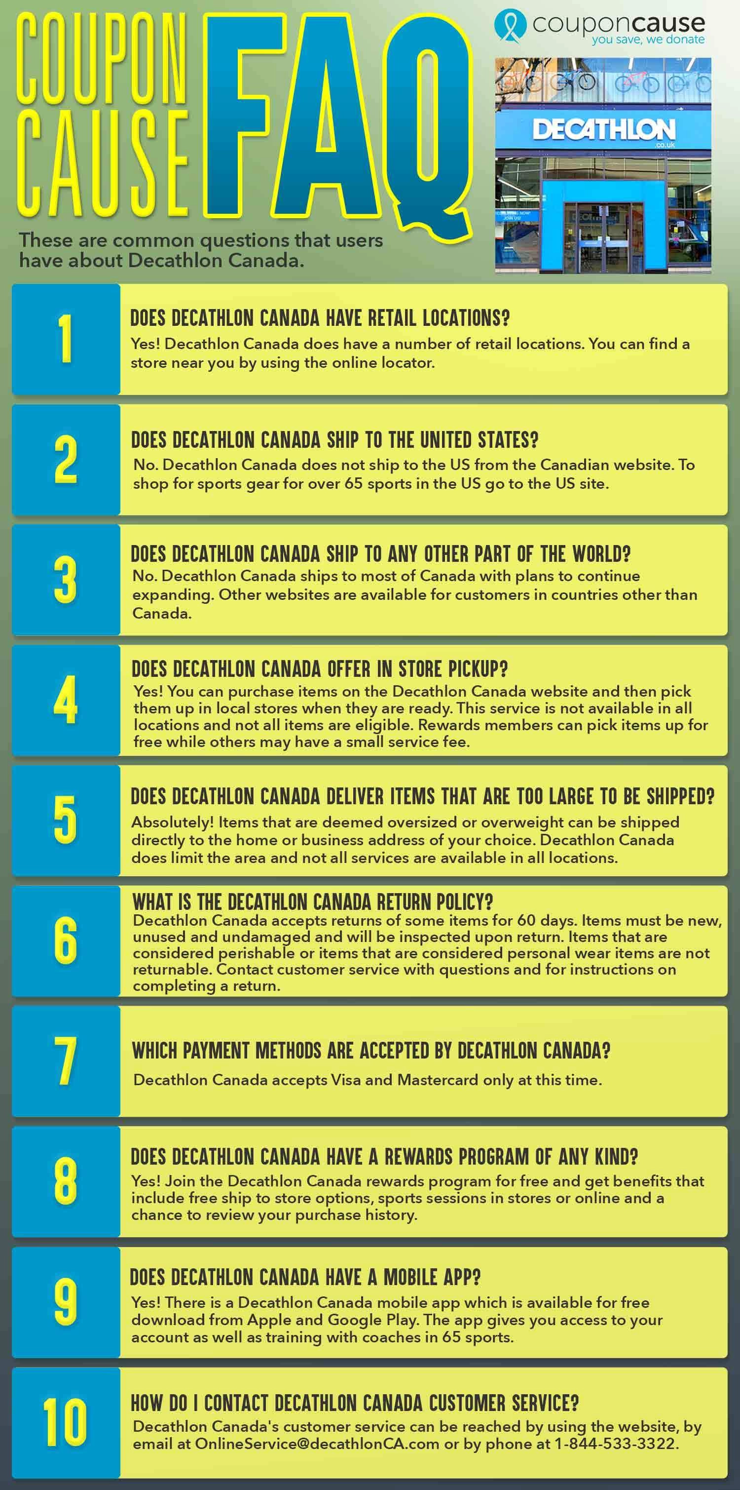 Decathlon Canada Infographic