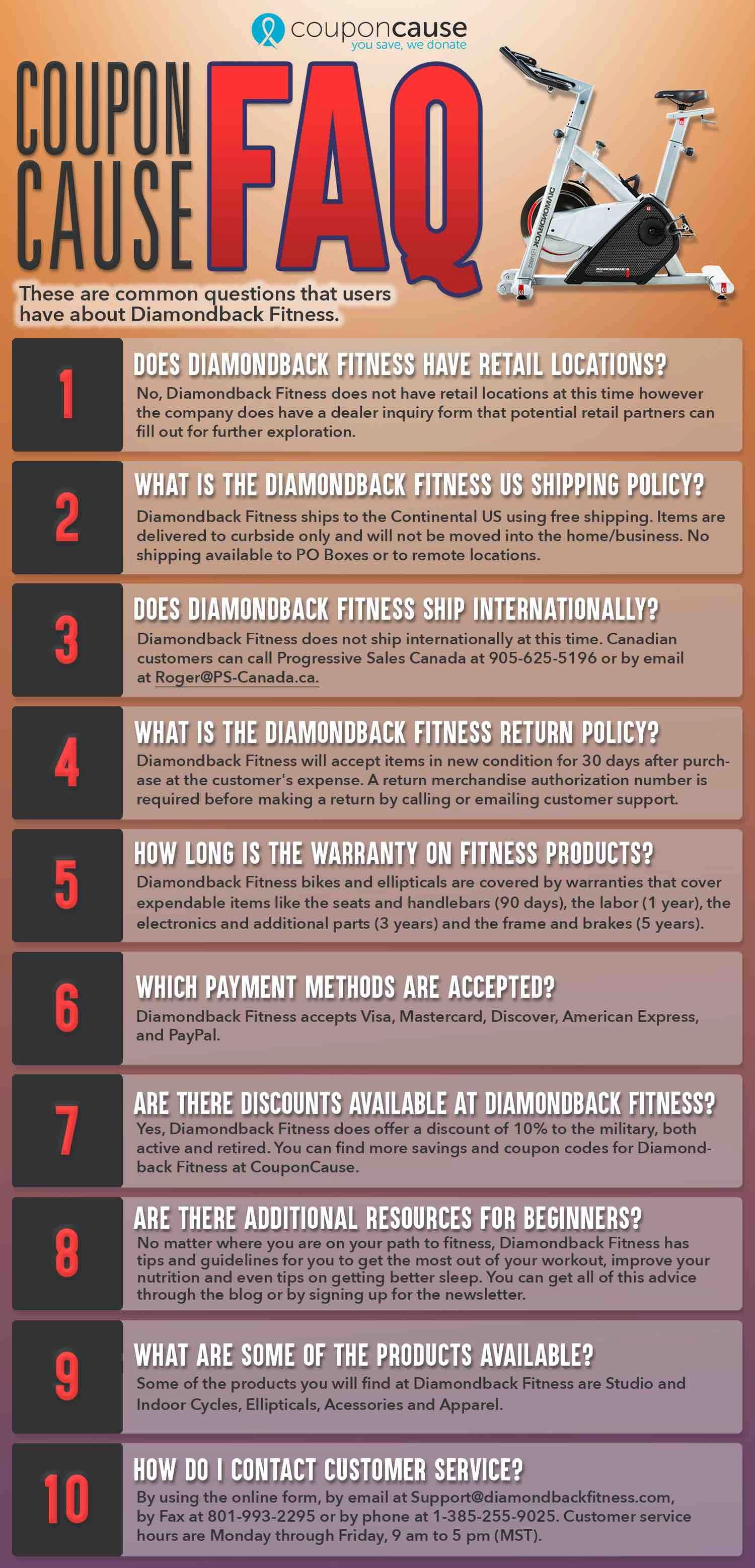 Diamondback Fitness Infographic