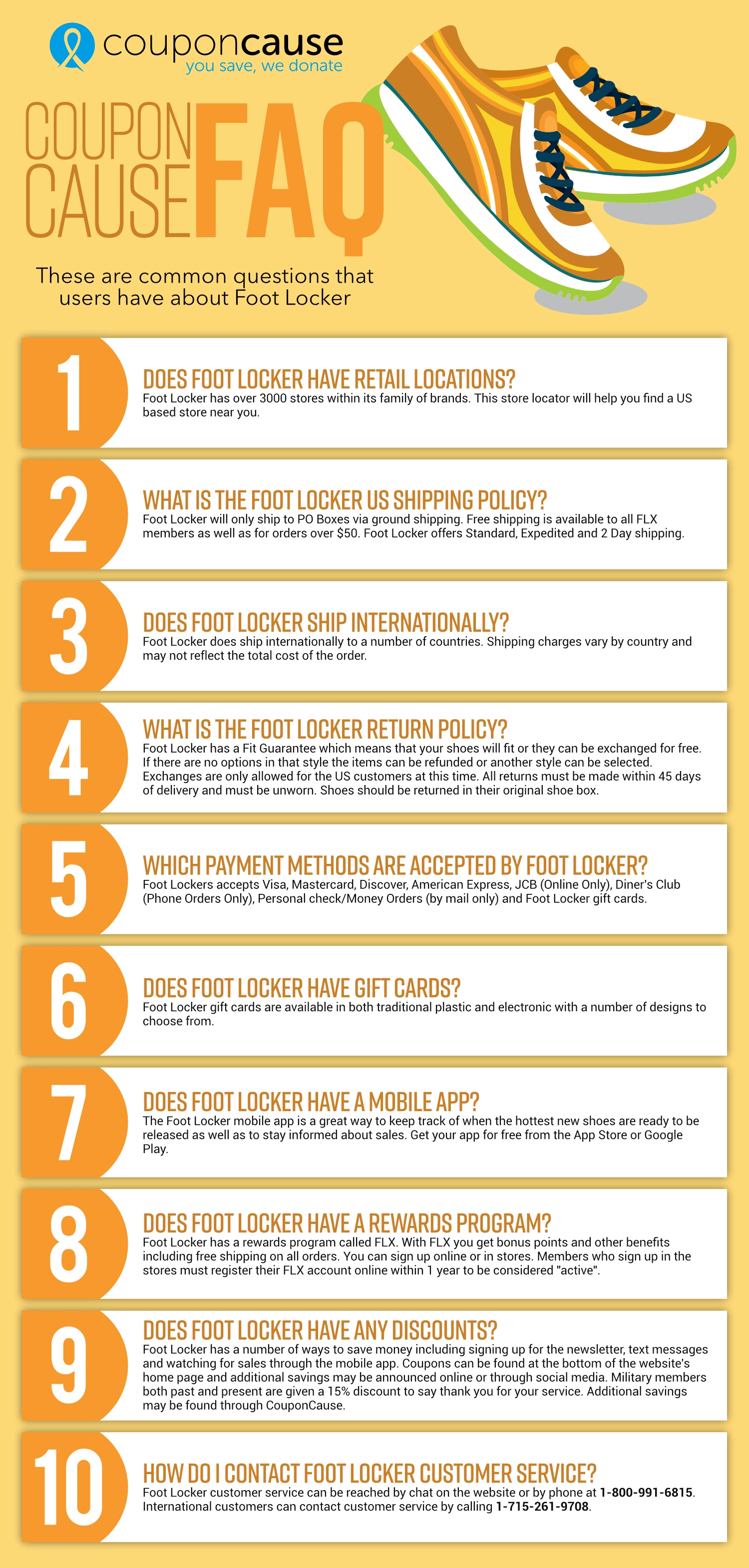 Foot Locker Infographic