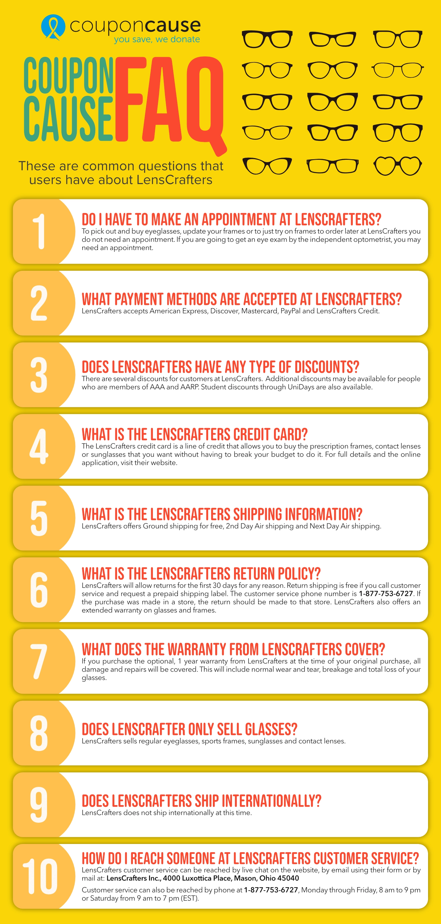 LensCrafters Infographic