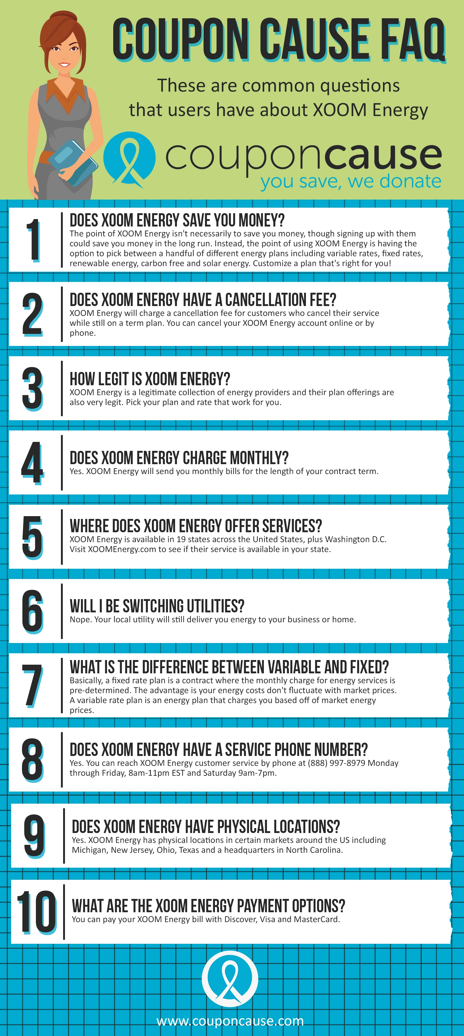 XOOM Energy Infographic