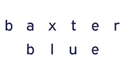 Baxter Blue Glasses Logo