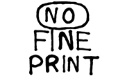 No Fine Print Wine Logo