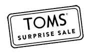 TOMS Surprise Sale Logo