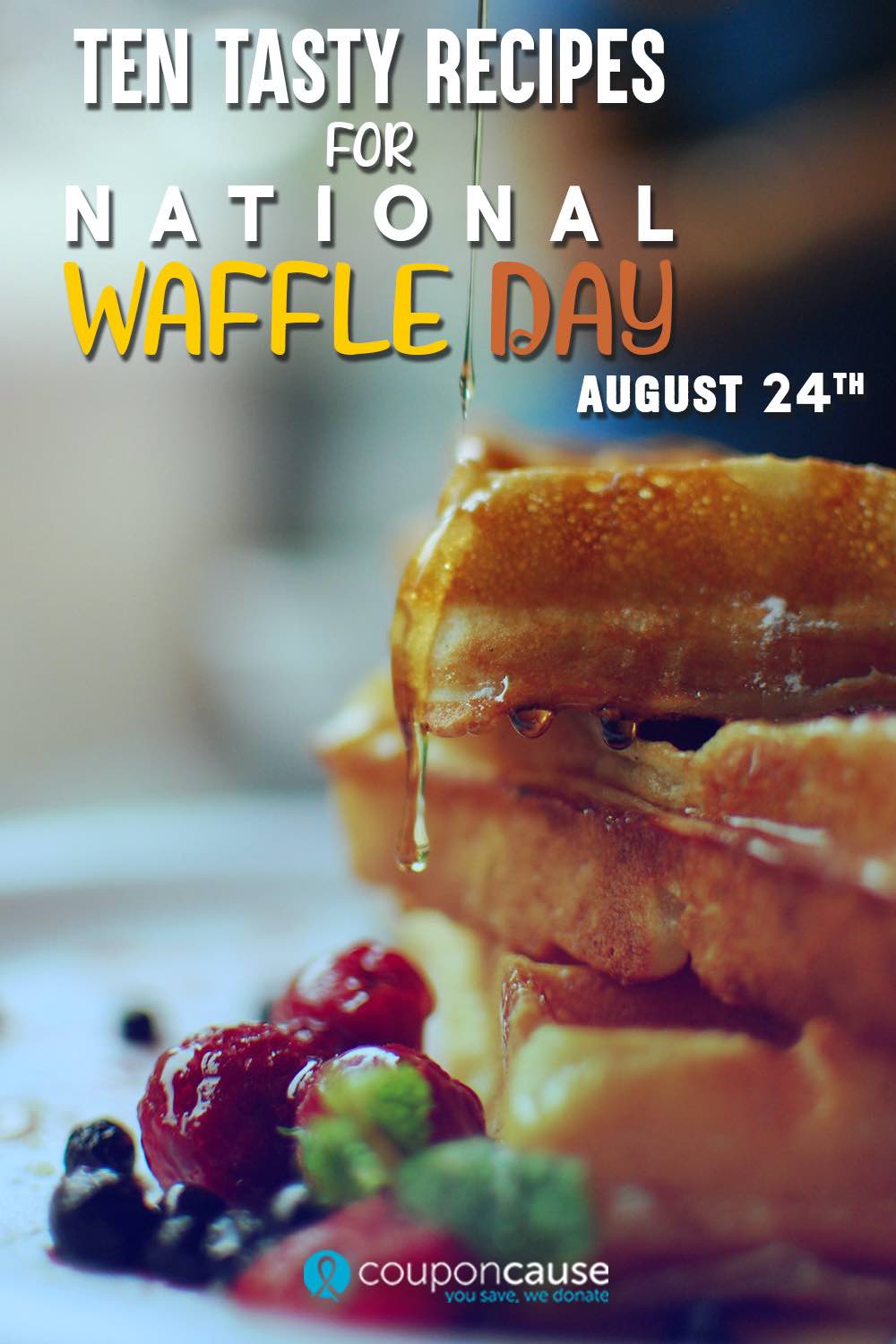 DIY Waffle Recipes for National Waffle Day August 24